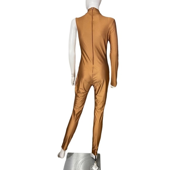 Women Gold One Sleeve Jumpsuit
New - Picture 3 of 7